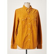 ACQUAVERDE - Chemisier marron en coton - Femme - Taille 38 - Modz