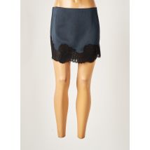 VANESSA BRUNO - Jupe courte bleu en acrylique - Femme - Taille 40 - Modz