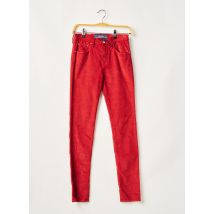 JACOB COHEN - Pantalon slim rouge en coton - Femme - Taille W26 - Modz