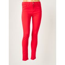 EMPORIO ARMANI - Pantalon slim rouge en coton - Femme - Taille W26 - Modz