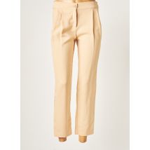 PATRIZIA PEPE - Pantalon 7/8 beige en acetate pour femme - Taille 38 - Modz