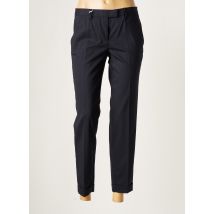 ALBERTO BIANI - Pantalon 7/8 bleu en laine vierge - Femme - Taille 40 - Modz