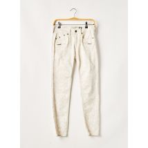 CORLEONE - Pantalon slim beige en coton - Femme - Taille W26 - Modz