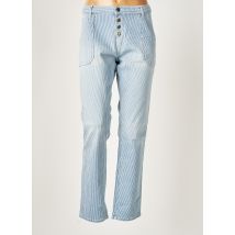 ACQUAVERDE - Pantalon slim bleu en coton - Femme - Taille TU - Modz