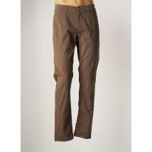 SERGE BLANCO - Pantalon chino marron en coton pour homme - Taille W39 - Modz