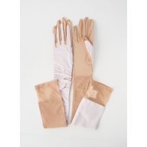 PAULE KA - Gants rose en polyester - Femme - Taille 7 - Modz