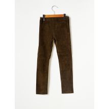 BONPOINT - Jegging marron en cuir d'agneau - Fille - Taille TU - Modz