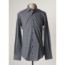 BRIGHTON - Chemise manches longues bleu en coton - Homme - Taille M - Modz