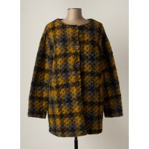 POUSSIERE D'ETOILE - Manteau court jaune en laine - Femme - Taille 44 - Modz