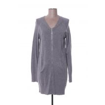 MADO ET LES AUTRES - Gilet manches longues gris en viscose - Femme - Taille 38 - Modz