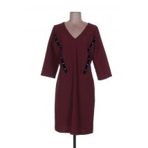 MADO ET LES AUTRES - Robe mi-longue rouge en polyester - Femme - Taille 38 - Modz