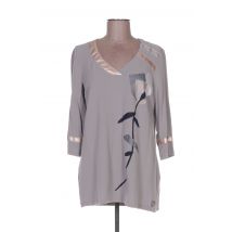 MADO ET LES AUTRES - Tunique manches longues gris en viscose - Femme - Taille 38 - Modz