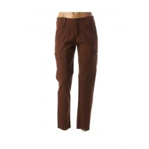 MADO'S SISTER - Pantalon 7/8 marron en coton - Femme - Taille 36 - Modz