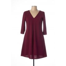 MINSK - Robe mi-longue rouge en polyester pour femme - Taille 38 - Modz