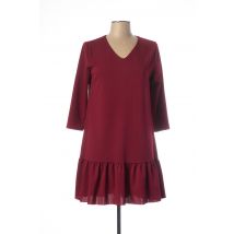 MINSK - Robe courte rouge en polyester pour femme - Taille 38 - Modz