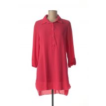 MINSK - Tunique manches longues rouge en polyester pour femme - Taille 38 - Modz