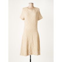 TRICOT CHIC - Robe mi-longue beige en coton pour femme - Taille 38 - Modz