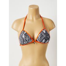 BIKINI BAR - Haut de maillot de bain noir en polyamide - Femme - Taille 38 - Modz