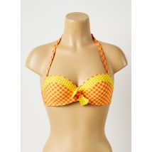 ANTIGEL - Haut de maillot de bain jaune en polyamide - Femme - Taille 85C - Modz