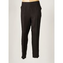 SANDRO FERRONE - Pantalon slim noir en lin - Femme - Taille 36 - Modz