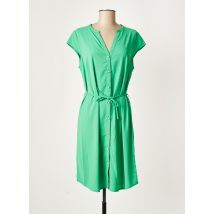 FELINO - Robe mi-longue vert en polyester pour femme - Taille 40 - Modz