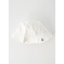 PETIT BATEAU - Chapeau blanc en coton - Enfant - Taille TU - Modz