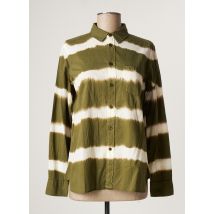 AMOUR - Chemisier vert en coton - Femme - Taille 36 - Modz