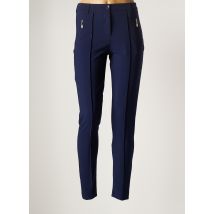 ANA SOUSA - Pantalon slim bleu en polyester - Femme - Taille 36 - Modz