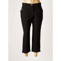CHRISTINE LAURE - Pantalon 7/8 noir en viscose - Femme - Taille 38 - Modz