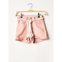 LE TEMPS DES CERISES - Short rose en coton pour fille - Taille 16 A - Modz