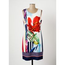 BLEU D'AZUR - Robe mi-longue rouge en polyester - Femme - Taille 40 - Modz