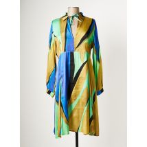 TWISTER - Robe mi-longue bleu en viscose - Femme - Taille 46 - Modz