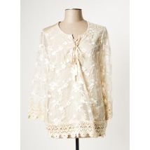 LESLIE - Blouse beige en nylon - Femme - Taille 42 - Modz