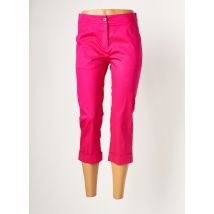 ELEONORA AMADEI - Pantacourt rose en coton - Femme - Taille 42 - Modz