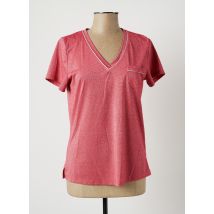 FRED SABATIER - T-shirt rose en viscose pour femme - Taille 44 - Modz