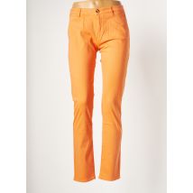 LAB DIP PARIS - Pantalon chino orange en coton pour femme - Taille W30 - Modz