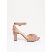 UNISA - Sandales/Nu pieds beige en cuir pour femme - Taille 41 - Modz