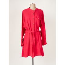 GRACE & MILA - Robe courte rose en coton pour femme - Taille 36 - Modz