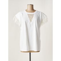 TWINSET - Top blanc en coton pour femme - Taille 40 - Modz
