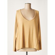 PAKO LITTO - T-shirt beige en viscose pour femme - Taille 38 - Modz