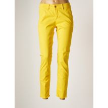 HOPPY - Pantalon 7/8 jaune en coton pour femme - Taille W27 L28 - Modz
