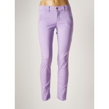 HOPPY - Pantalon 7/8 violet en coton pour femme - Taille W24 L28 - Modz