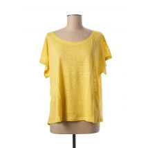 PAUL BRIAL - T-shirt jaune en lin - Femme - Taille 36 - Modz
