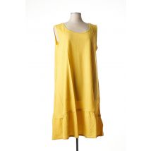 G!OZE - Robe mi-longue jaune en viscose - Femme - Taille 38 - Modz