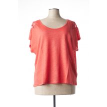 MALOKA - T-shirt rouge en lin - Femme - Taille 32 - Modz