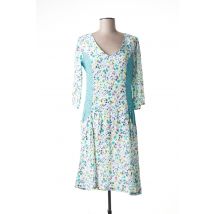 PAUL BRIAL - Robe mi-longue bleu en viscose - Femme - Taille 36 - Modz