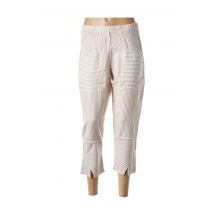G!OZE - Pantacourt beige en viscose - Femme - Taille 38 - Modz