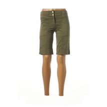 PAUL BRIAL - Bermuda vert en coton - Femme - Taille 36 - Modz