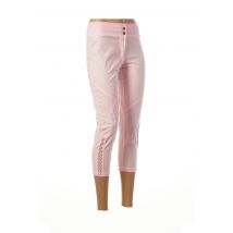 MALOKA - Pantacourt rose en coton - Femme - Taille 40 - Modz
