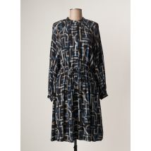 CKS - Robe mi-longue bleu en viscose - Femme - Taille 34 - Modz